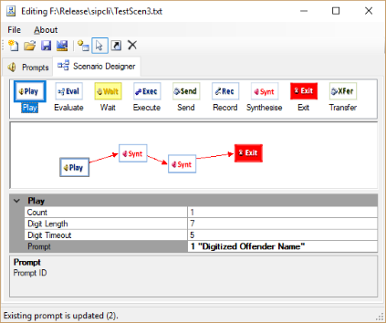 SipCLI Scenario Editor