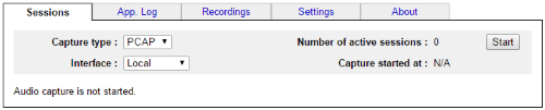 Audio recorder and call detail records (CDR)